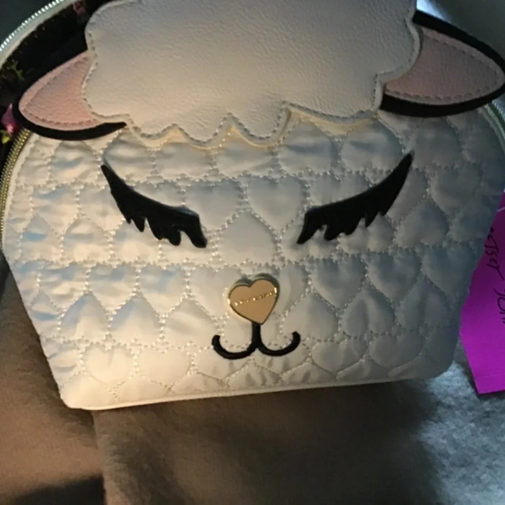Host Pick Betsey Johnson - Lamb Novelty Art Deco Purse / Bag - To Cute